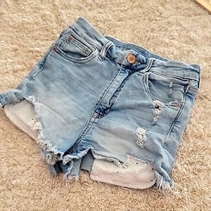 American Eagle sz0 Curvy Hi Rise Shortie  BinL